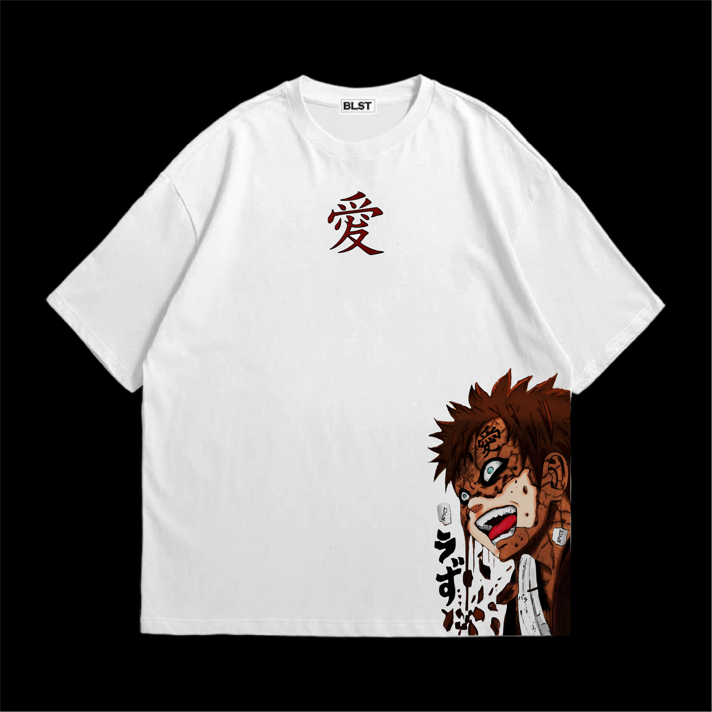 GARA WHITE OVERSIZED T-SHIRT – Samurai Style Streetwear