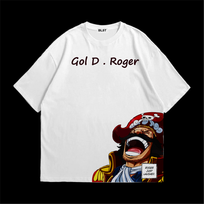 ROGER WHITE OVERSIZED T-SHIRT – Samurai Style Streetwear