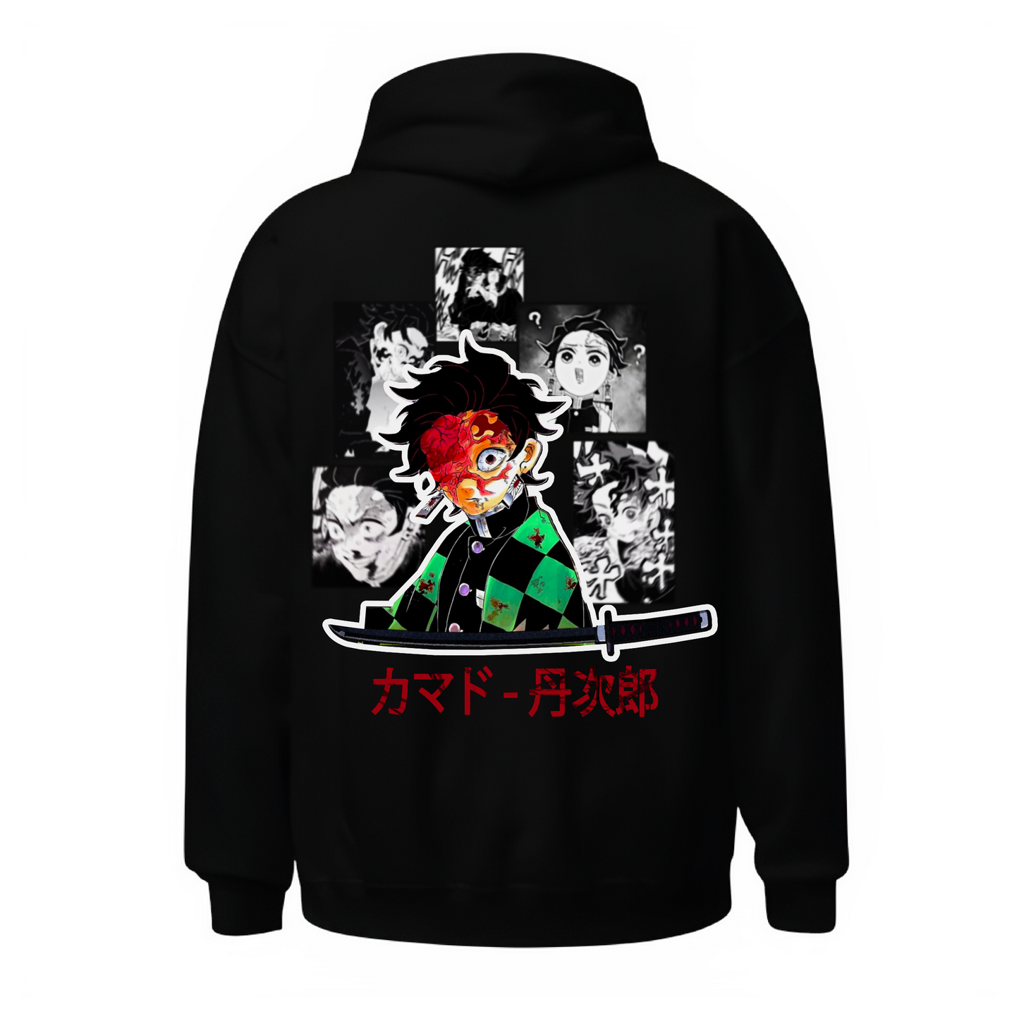 TANJIRO OVERSIZED HOODIE – Samurai Style Streetwear