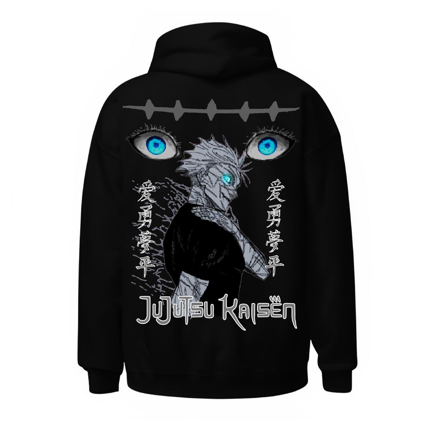 GOJO SATURO OVERSIZED HOODIE – Samurai Style Streetwear